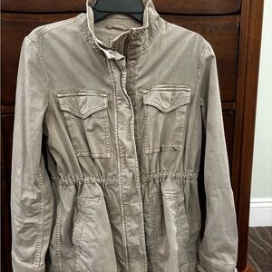 GAP Gray Military Style Utility Jacket